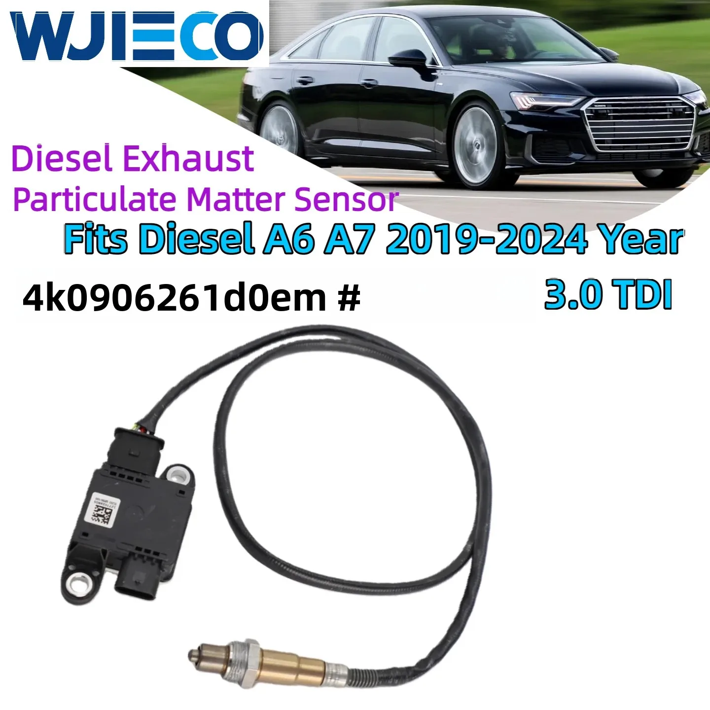

4K0906261D Particulate Matter Sensor High quality PM Sensor Volkswagen Audi A6 A7 19-24 3.0 TDI Diesel 0281008340 0281008341