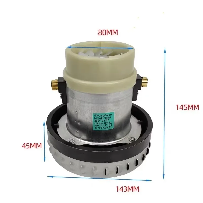 Motor de aspirador de pó kingclean original 220-240V 50/60HZ DW-pc52 para Karcher NT20/1NT30 Substituir motor original