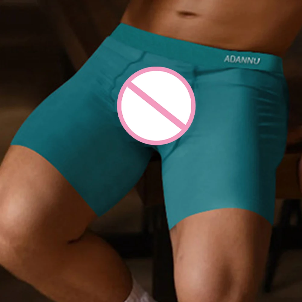 الحقيبة المريحة تنفس الملاكمين النمط الكلاسيكي ارتداء اليومي المألوف الذكور الملابس الداخلية النمط الكلاسيكي الرجال الملاكمين #3