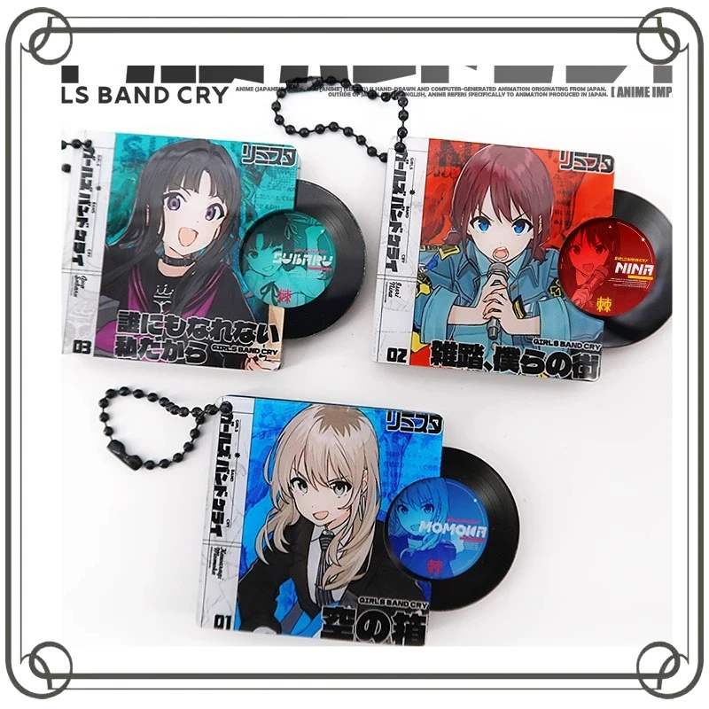 

GIRLS BAND CRY NFC кулон ISERI NINA KAWARAGI MOMOKA аниме персонаж милый мультфильм творческий дизайн компакт-диска кулон подарки