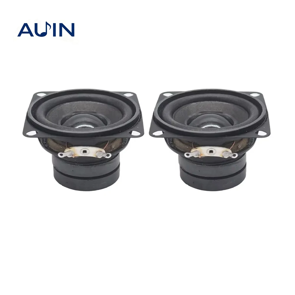 Alto-falante portátil duplo magnético, alto-falante do sistema de som de gama completa, áudio, DIY, Home Theater, 2 Polegada, 4 Ohm, 10W, 2Pcs