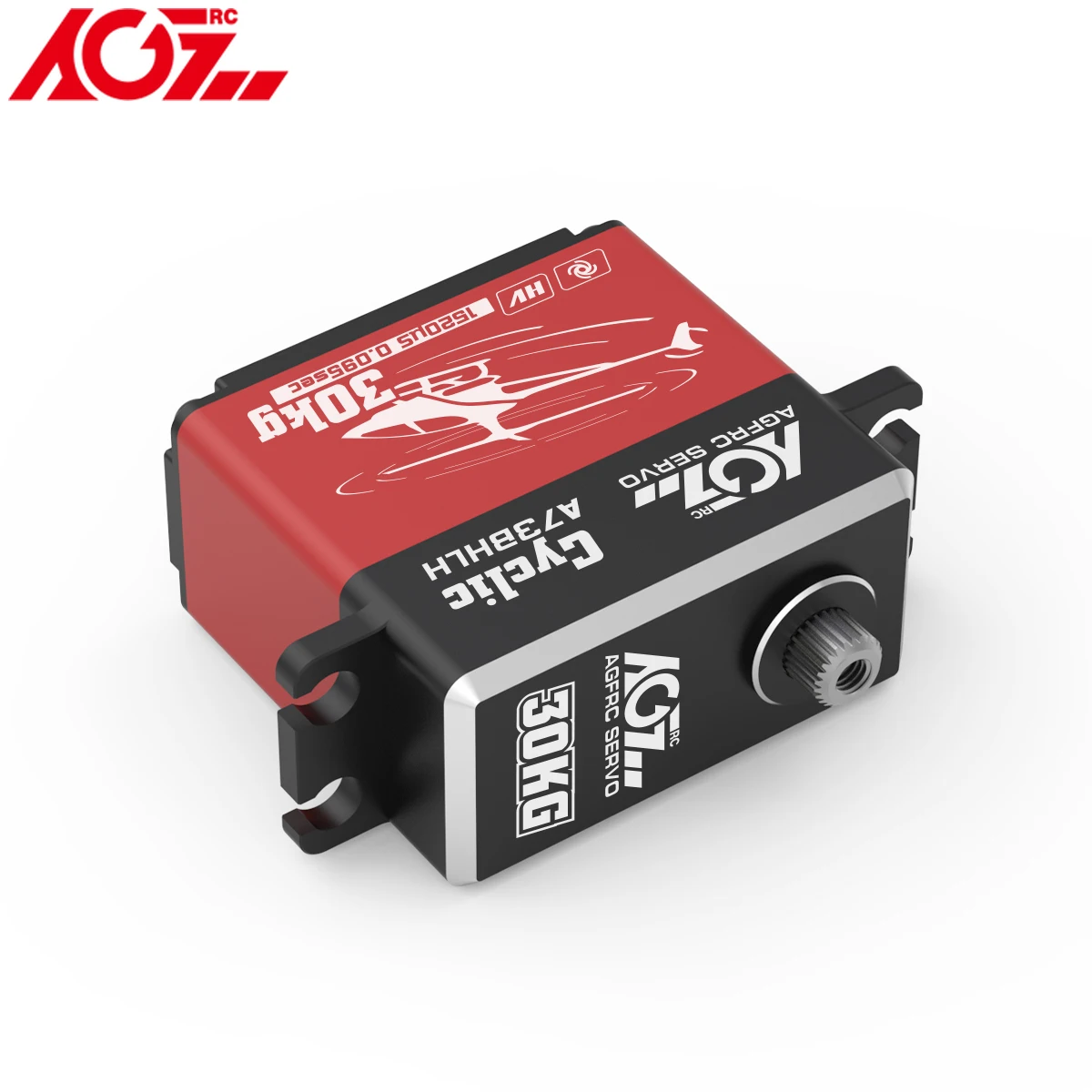 AGFRC A73BHLH Brushless Motor 2BB Titanium Gear 8.4V High Torque 30kg-cm Cyclic Digital Affordable Servo for RC Helicopter