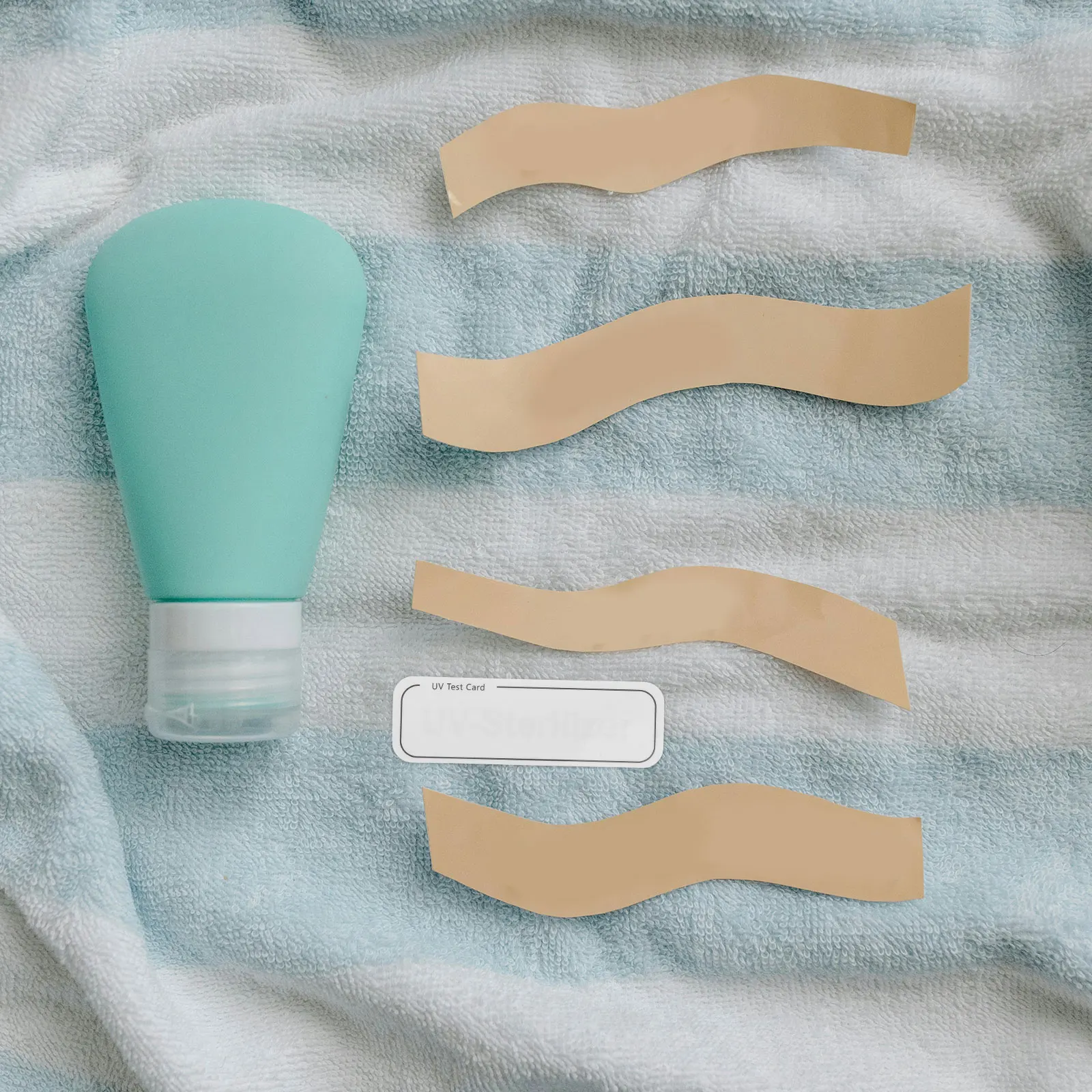 

10Pcs Uv Intensity Indicator Cards Compact Portable Uv Rays Testing Device for Skin Care Product Effectiveness