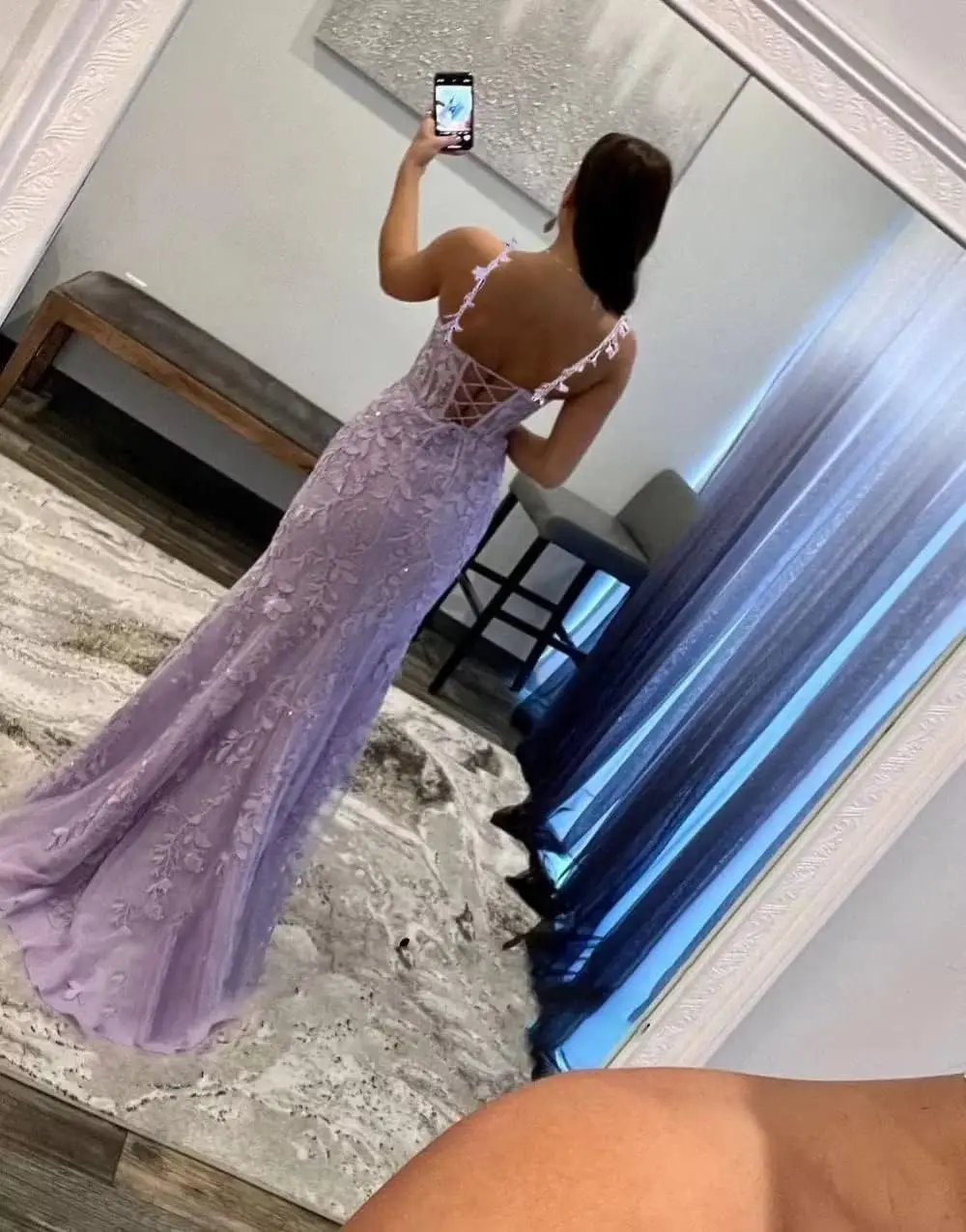 Spaghetti Straps Bodycon A-line Prom Dresses Appliques Sweetheart Backless High Split Homecoming Dress Girl's Pageant Gowns 2024