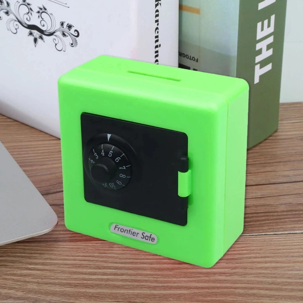 Mini ATM Piggy Bank ATM Machine Best Gift,Code Piggy Bank Money Counter Safe Box Coin Bank for Boys Girls Password Lock Case image 4