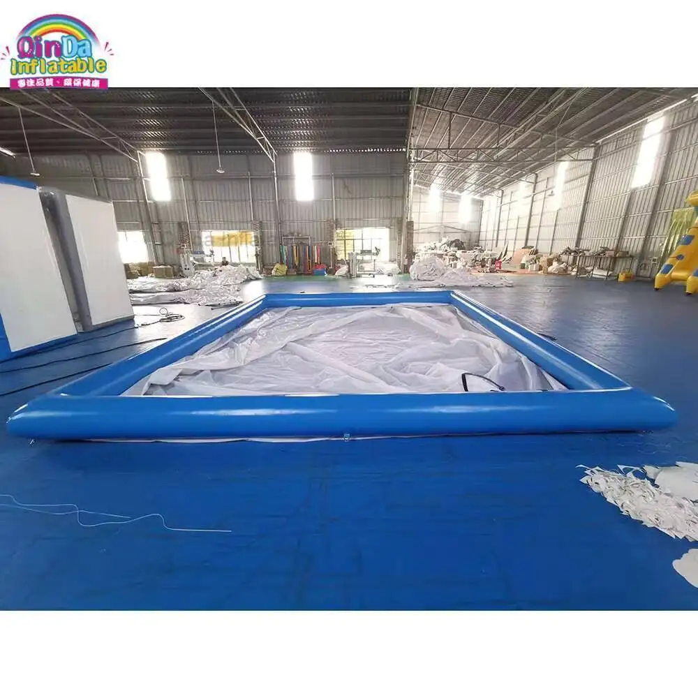 Piscina inflable azul del mar de la piscina adulta inflable para el ocio de los barcos del yate