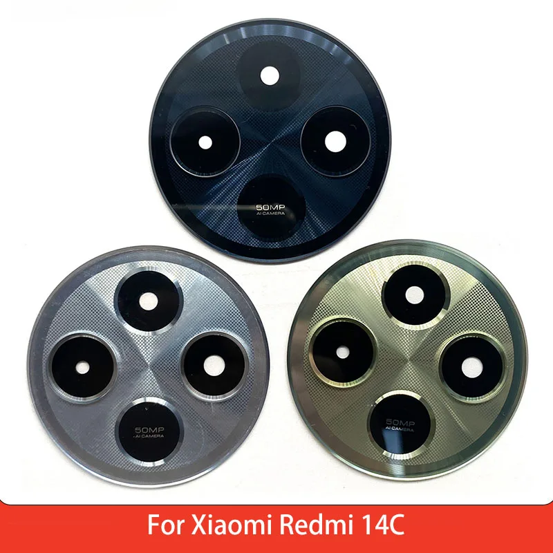For Xiaomi Redmi 14C Rear camera glass lens Replacement Spare Parts