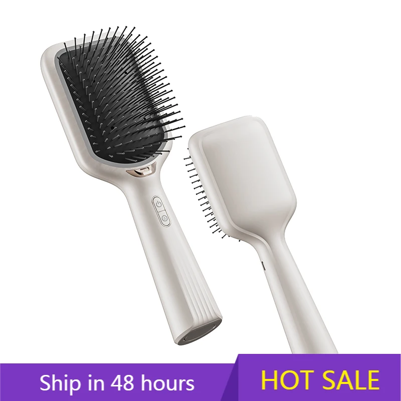 

YTYIN Wireless Electric Hair Brush Air Cushion Comb Nylon Temperature Adjustable Essential Oils Targeted Scalp Massaging Househo