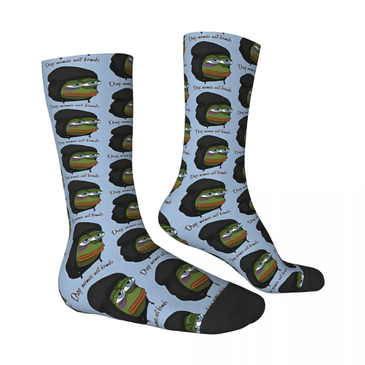 Bombs Pepe The Frog Unisex Winter Socks Windproof Happy Socks street style Crazy Sock