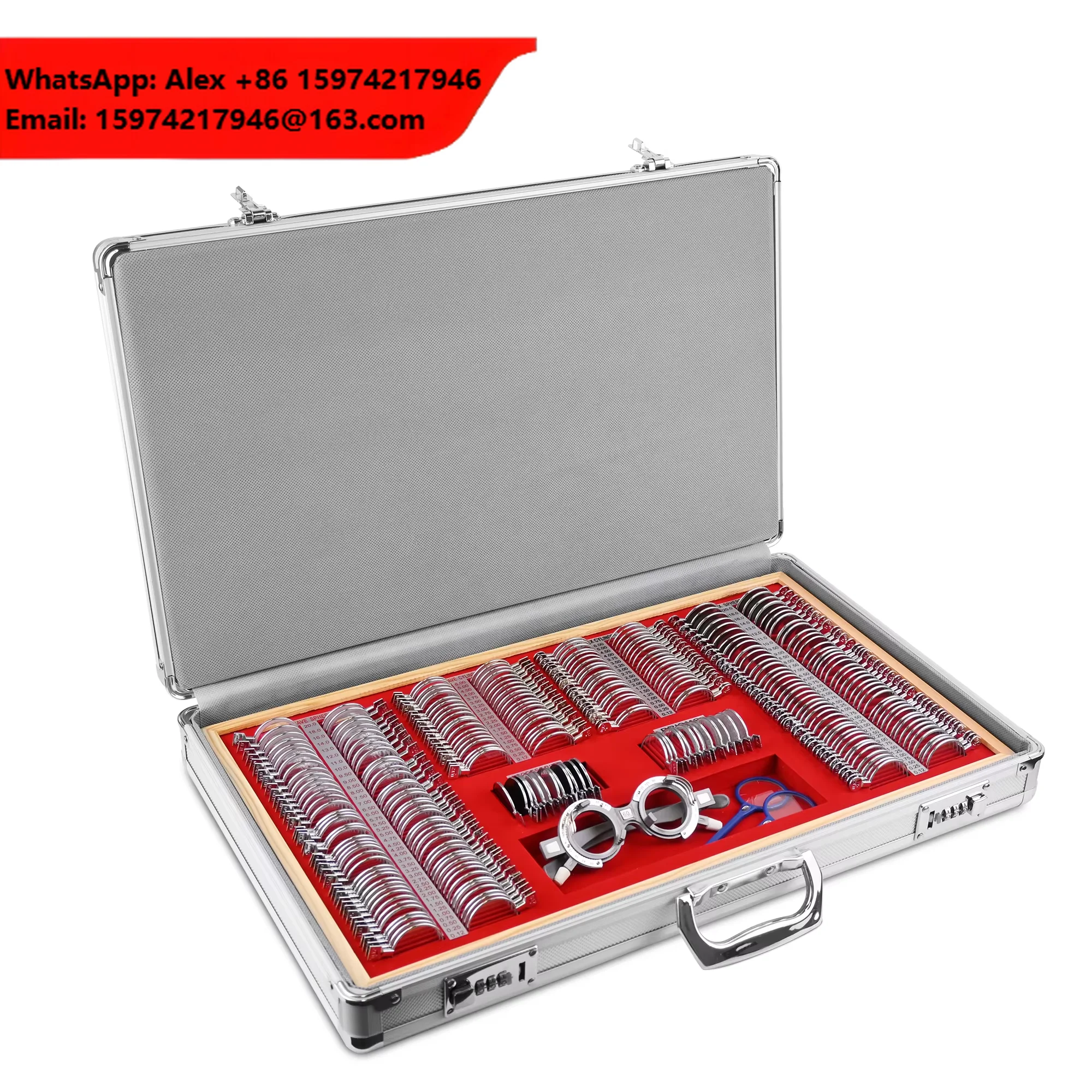 Optical Optometry Box Trial Lens Set 266 Optical Lens Frame Trial Set Optical Trial Lens Set