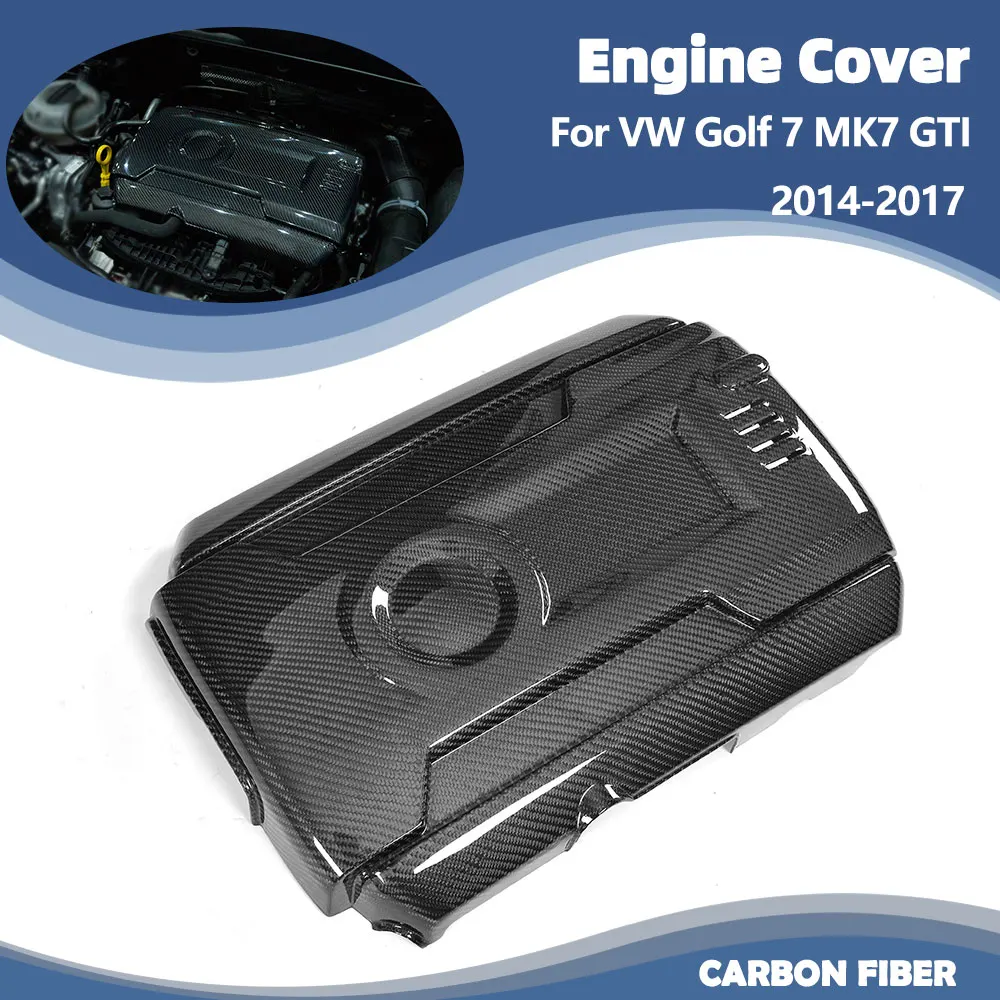 

Carbon Fiber Car Engine Cover Bonnet for Volkswagen VW Golf 7 MK7 GTI Hatchback 2014-2017 Non Standard Hood Engine Cover Trim