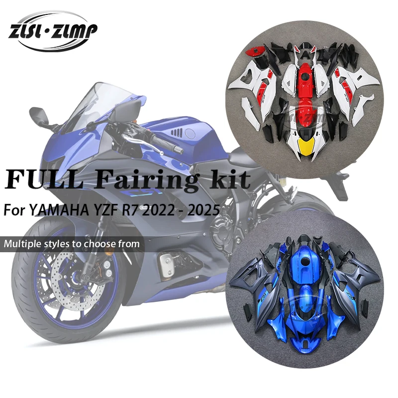 

For YAMAHA YZF-R7 YZF R7 2022 - 2025 Moto Set Body Fairing Kit Decoration Plastic Guard Plate Accessories Shell Injection