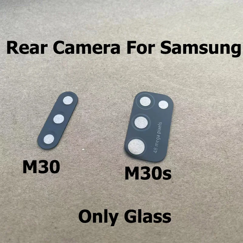 

Back Camera Glass For Samsung Galaxy M30 M30s Rear Camera Glass Lens Cover With Glue Sticker Repair Parts