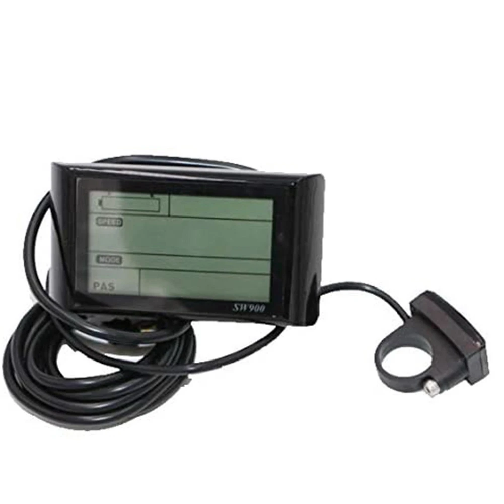 36V SW900 E-Bike LCD Display Electric Bicycle Part & Accessories, Used for E-Bike Kit, Electric Bicycle Conversion Kit