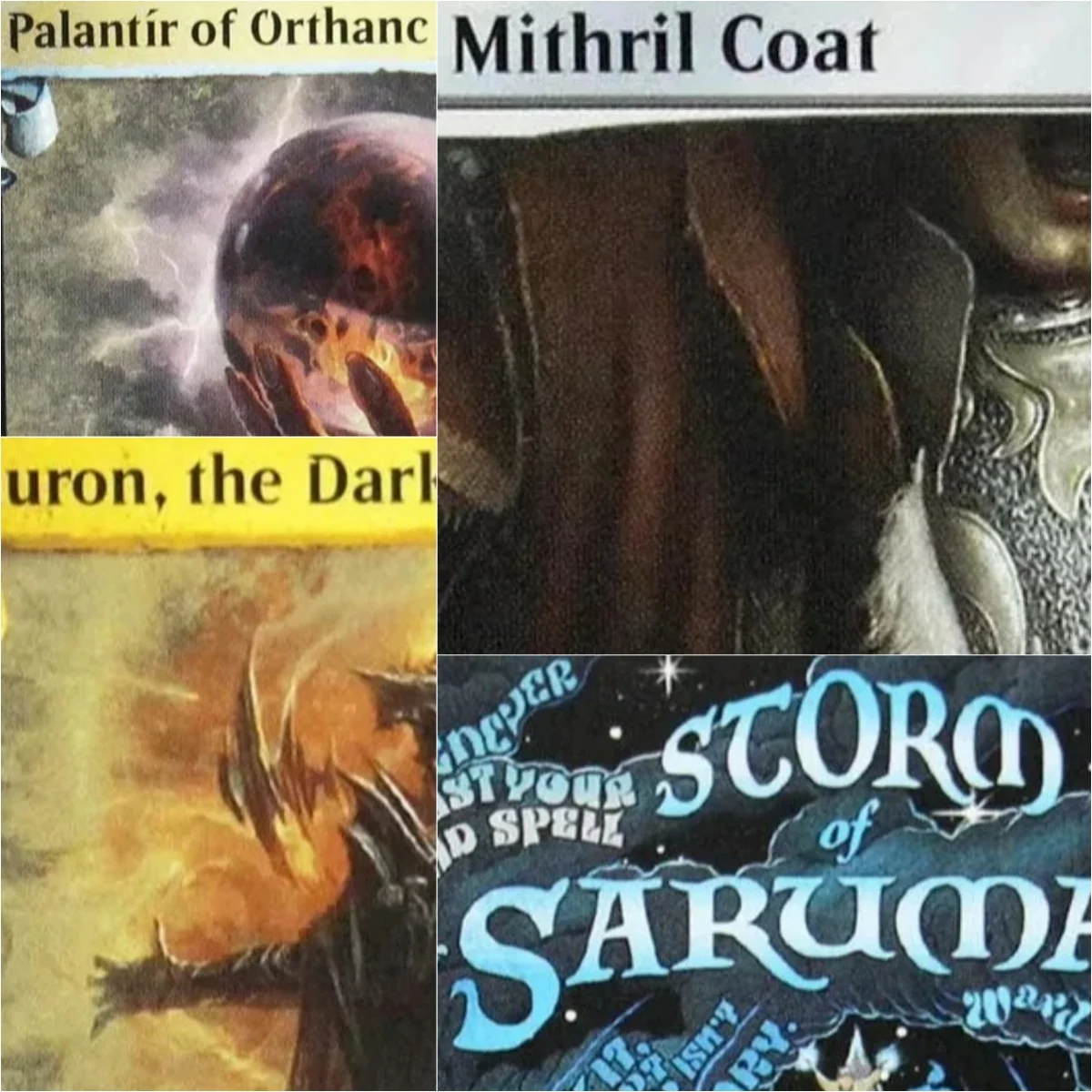

LTR Mithril Coat/Storm Sauron High TCG Magical Proxy Cards Game Quality Proxy Gathering Board Playing Game Trading Cards