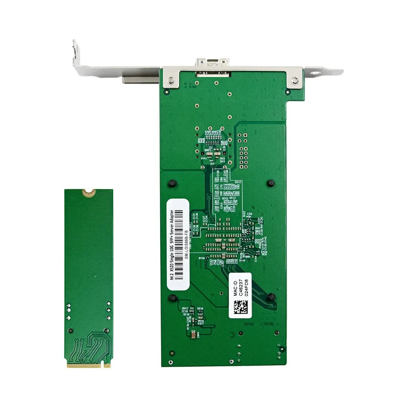 Imagem -02 - Adaptador de Rede Ethernet do Único Porto Sfp Mais M.2 10g para o en 82599 X520-da1