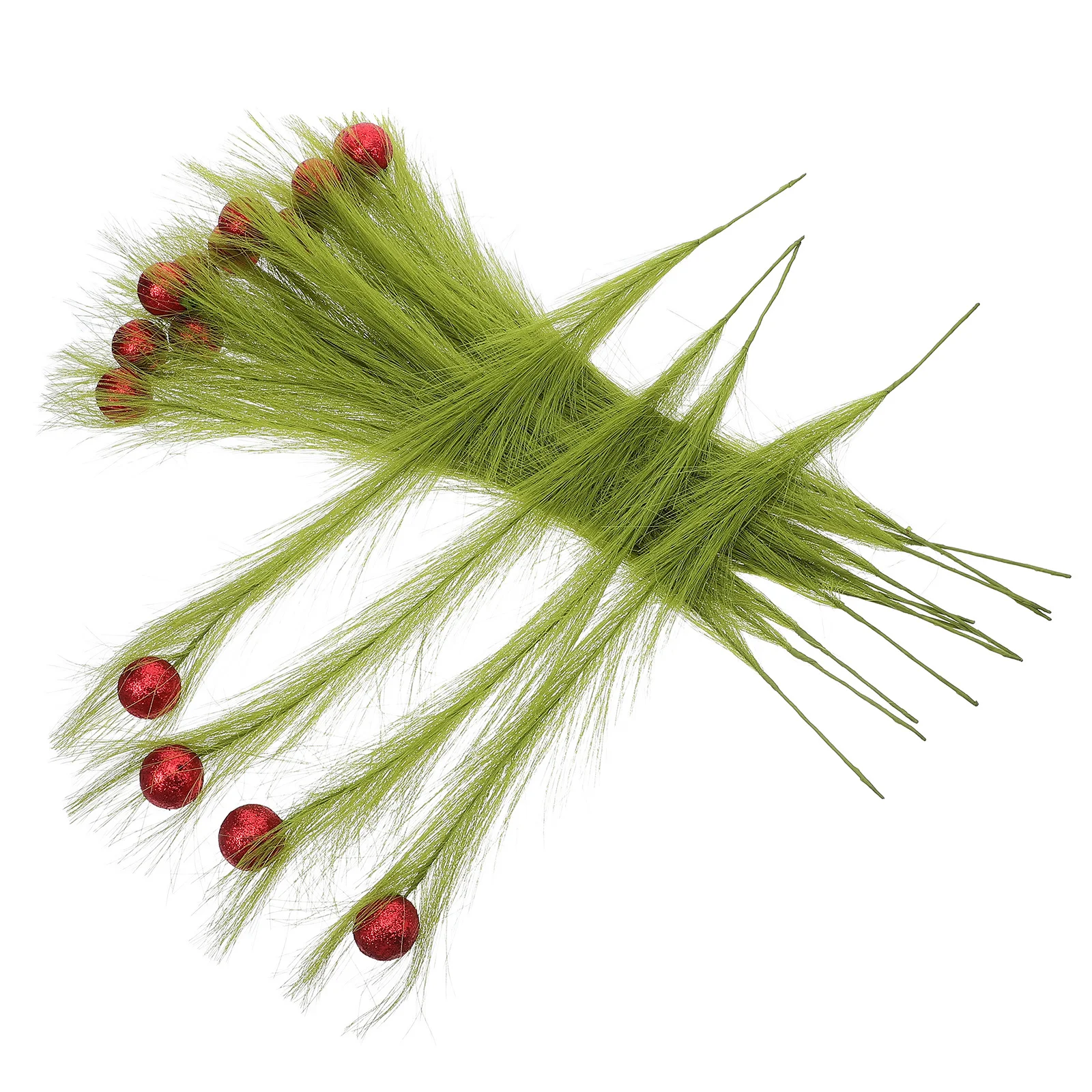 

16Pcs Simulated Pampas Grass Faux Greenery Stems for Farmhouse Arrangements Boho Pampas Grass Decor Artificial Reeds Decoration