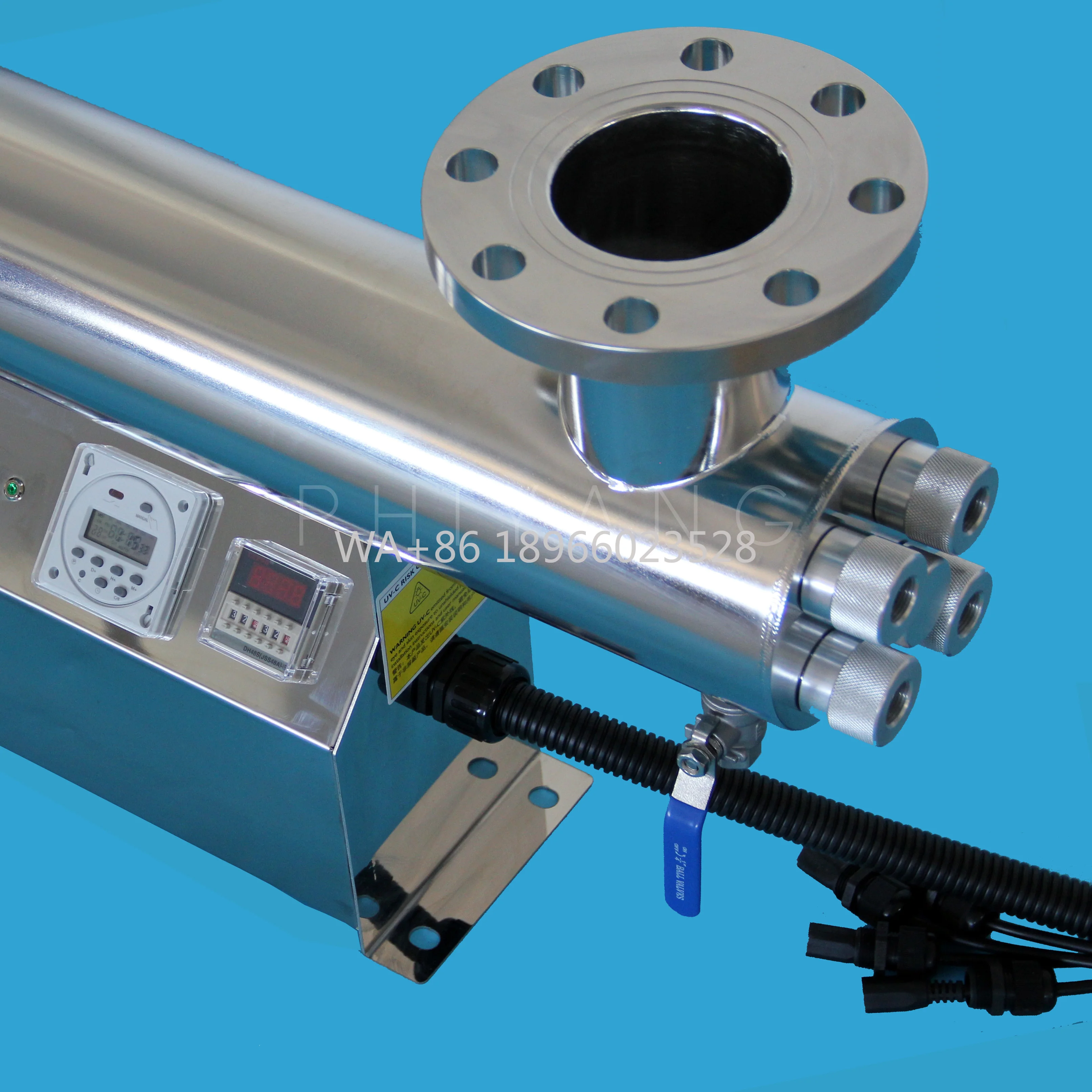 Purificadores de agua de acero, máquina de filtro, 320W, limpieza automática al aire libre, purificador de agua portátil para piscina, inoxidable