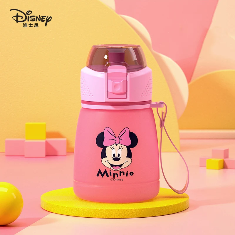 Disney Children Student Boy Girl Direct Drinking Cup Kindergarten Cute Cartoon Water Cup Bottle 390ml Christmas Birthday Gift