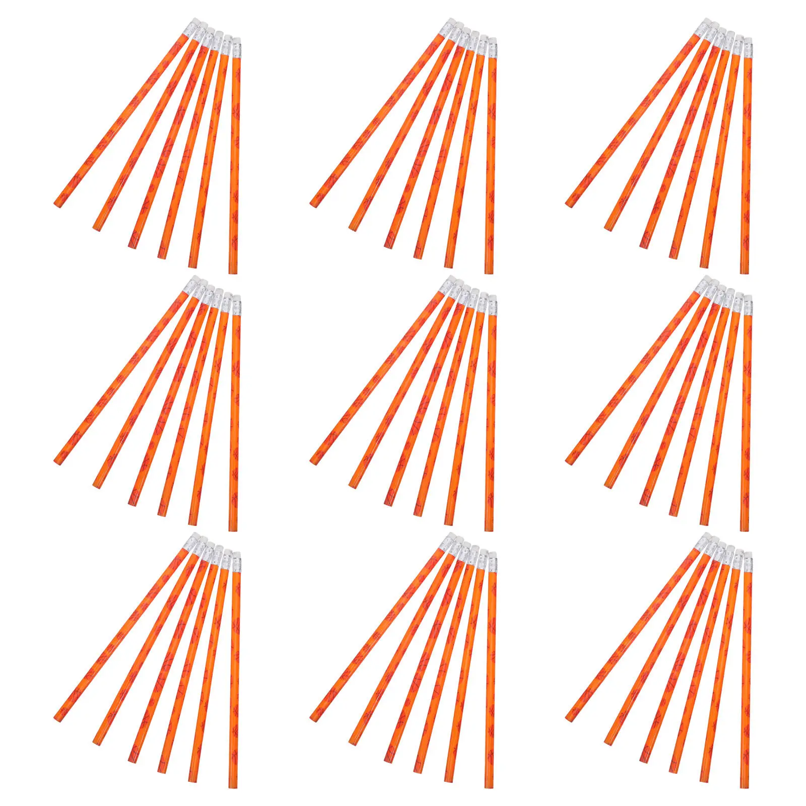 144-crayons-gommeurs-a-theme-sportif-design-basketball-mini-crayons-a-prise-confortable-pour-garcons-et-filles-pour-l'ecole-l'ecriture-le-dessin-et-le-journalisation