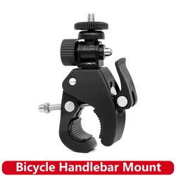 Bicycle Handlebar Mount Bike Holder For GoPro Hero 13 12 11 10 9 Insta360 X5 X4 SJCAM AKASO DJI Osmo Action 6 5 4 3 Nano Camera