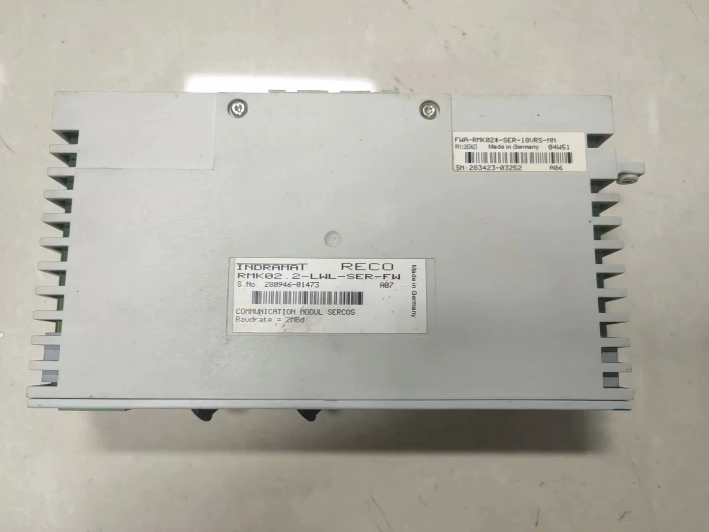 Rexroth용 RMK02.2-LWL-SER-FW 모듈