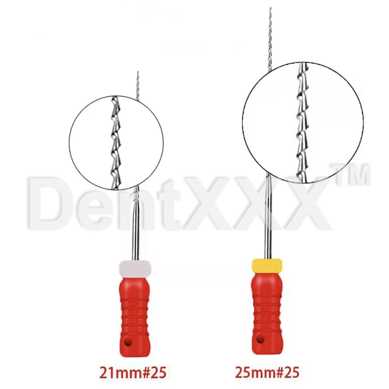 6PCS Multi-Size Stainless Steel Hand 25MM Files Set Precision Tools