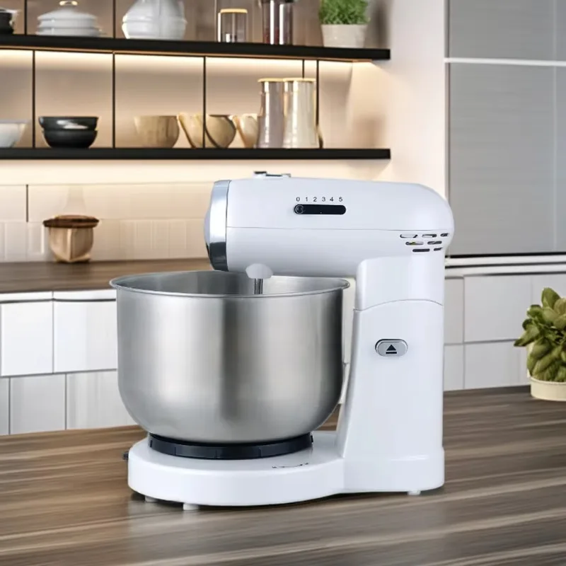 Mini electric flour mixer 5 speeds, bowl body, custom brand color