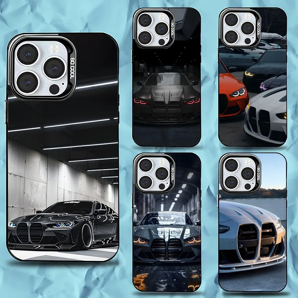 

Cool dehors M3 Car Phone Case For iPhone 16,15,14,13,12,11,Pro,Max,Plus,Mini,XS,SE Anti Fall Black Matte Hard Bumper