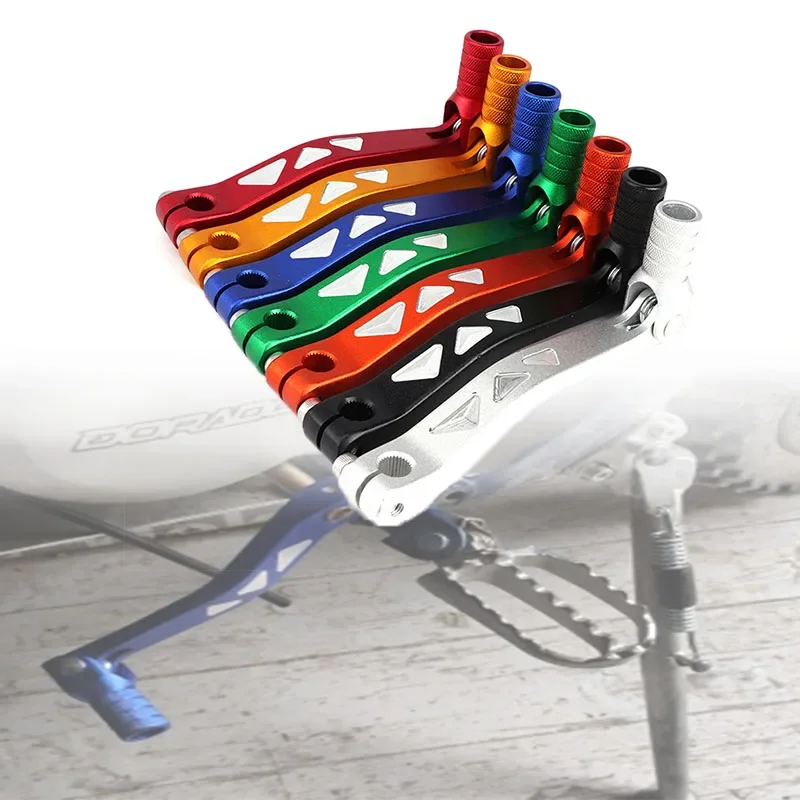 

Складной рычаг переключения передач для мотоцикла, алюминиевый рычаг переключения передач с ЧПУ для XR50 XR80 CRF50 CRF70 125cc, мотоцикл для мотокросса