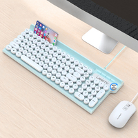 USB Wired Gaming Keyboard Magic Mouse Set For Laptop Xiaomi Macbook PC Gamer Mechanical Feel Keyboard Mouse Combo Laptop Keypad