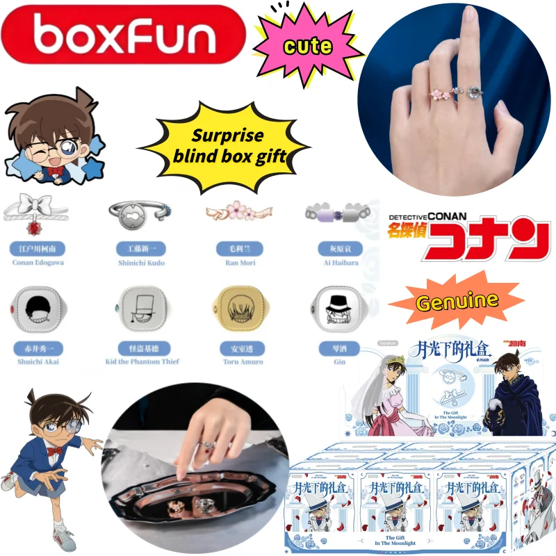 Couple Ring Set - New Genuine BOXFUN Detective Conan Moonlight