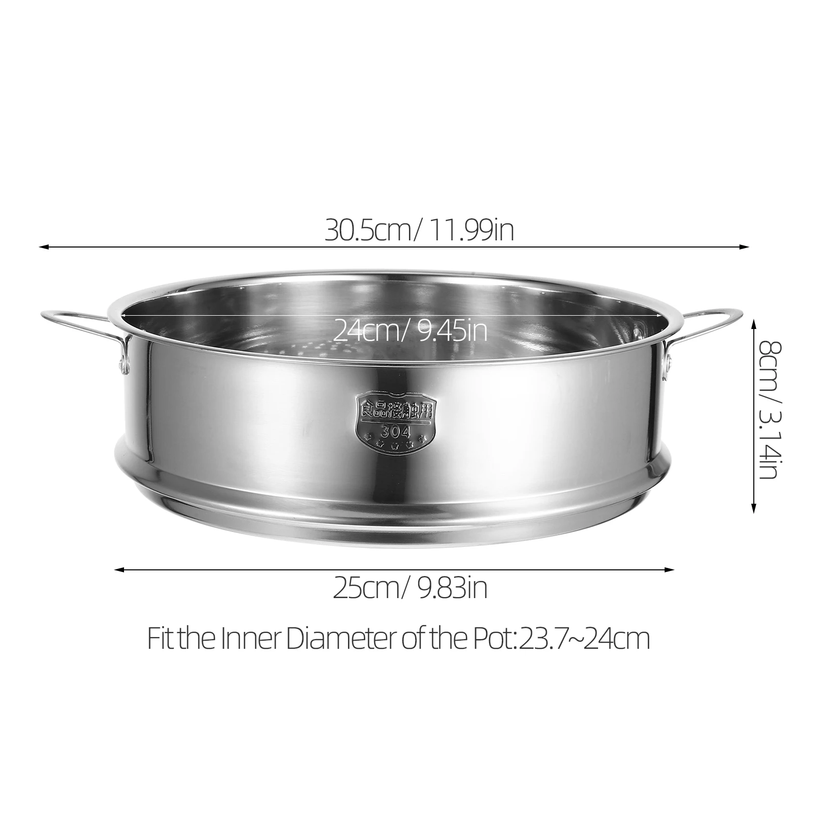 

Stainless Steel Steamer Basket Premium Kitchen Steamer for Home Food Multi-Function Cooking Steaming Basket Dishwasher