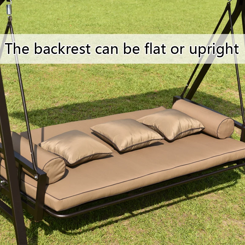 

Modern Outdoor Metal Swing Chair for Patio Balcony Courtyard Garden Park-Lazy Hammock Rocking Chair