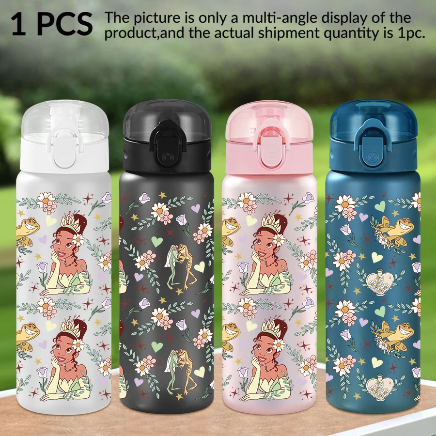 

1Pc Disney Moana Flowers Pattern 26oz Plastic Water Bottle Outdoor Sports Water Cup Birthday/Homecoming Gift