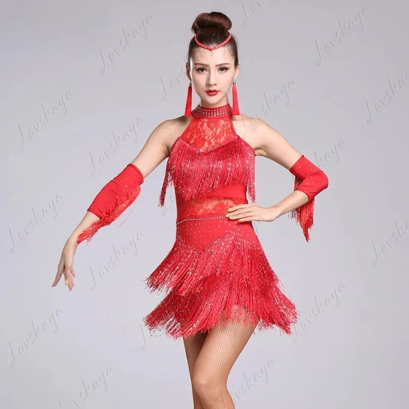 ラテンダンススカート 春夏衣装 タッセル 大人女性