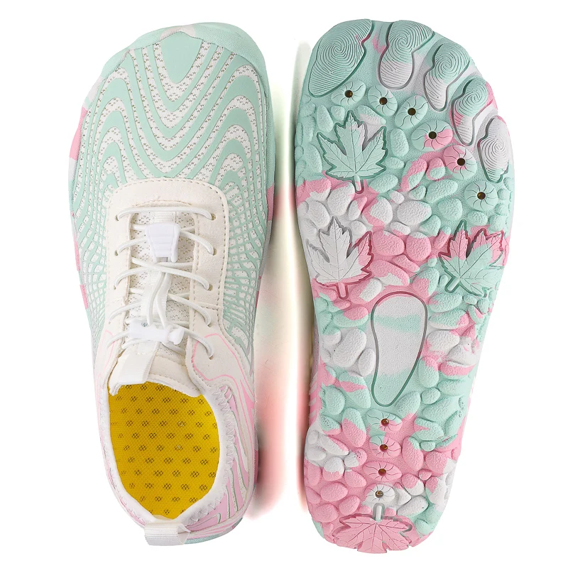 2025 ลื่นน้ําหนักเบา Wading รองเท้า Breathable Aqua คู่ Quick-Drying Beach ว่ายน้ํารองเท้าผ้าใบในร่ม Multi-Functional