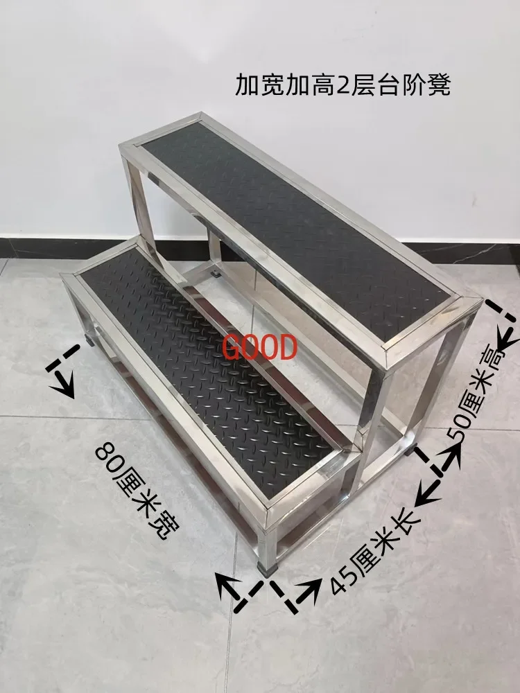 

Household small staircase climbing warehouse stool car wash stool small door counter