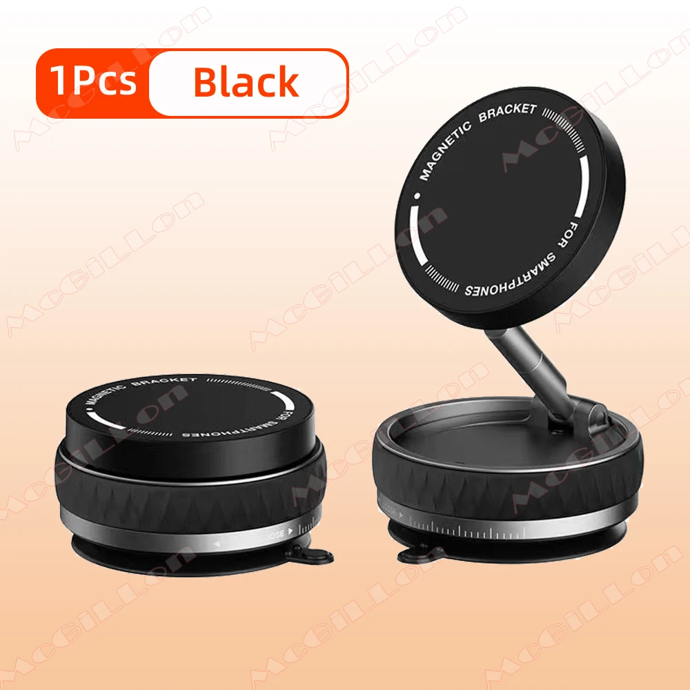 Foldable Portable Vacuum Magnetic Phone Holder 360 Degree Rotating Universal Car Mount Suction Cup for Shower Mirror Dashboard