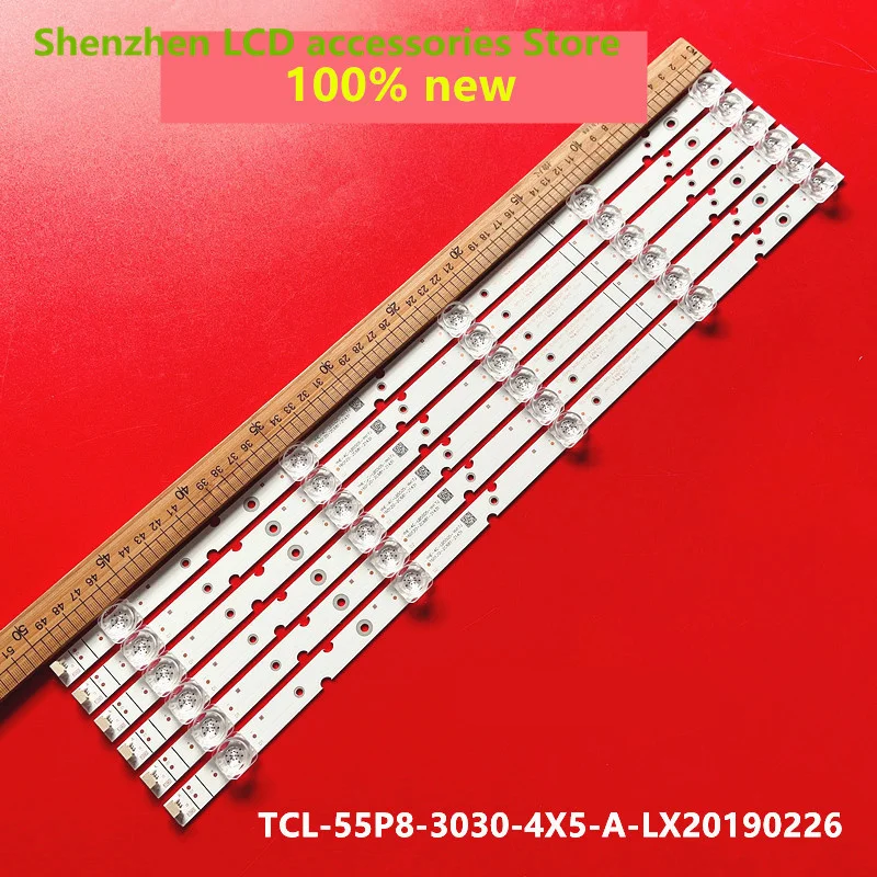 LED backlight for 55T680 55P8 55K5 55T6M 55T6 for TCL-55P8-3030-4X5 light bar 100% new
