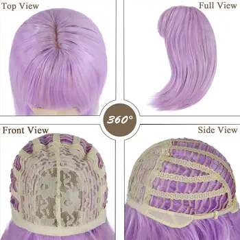 10 best sales Peruka w kolorze magenty - №10