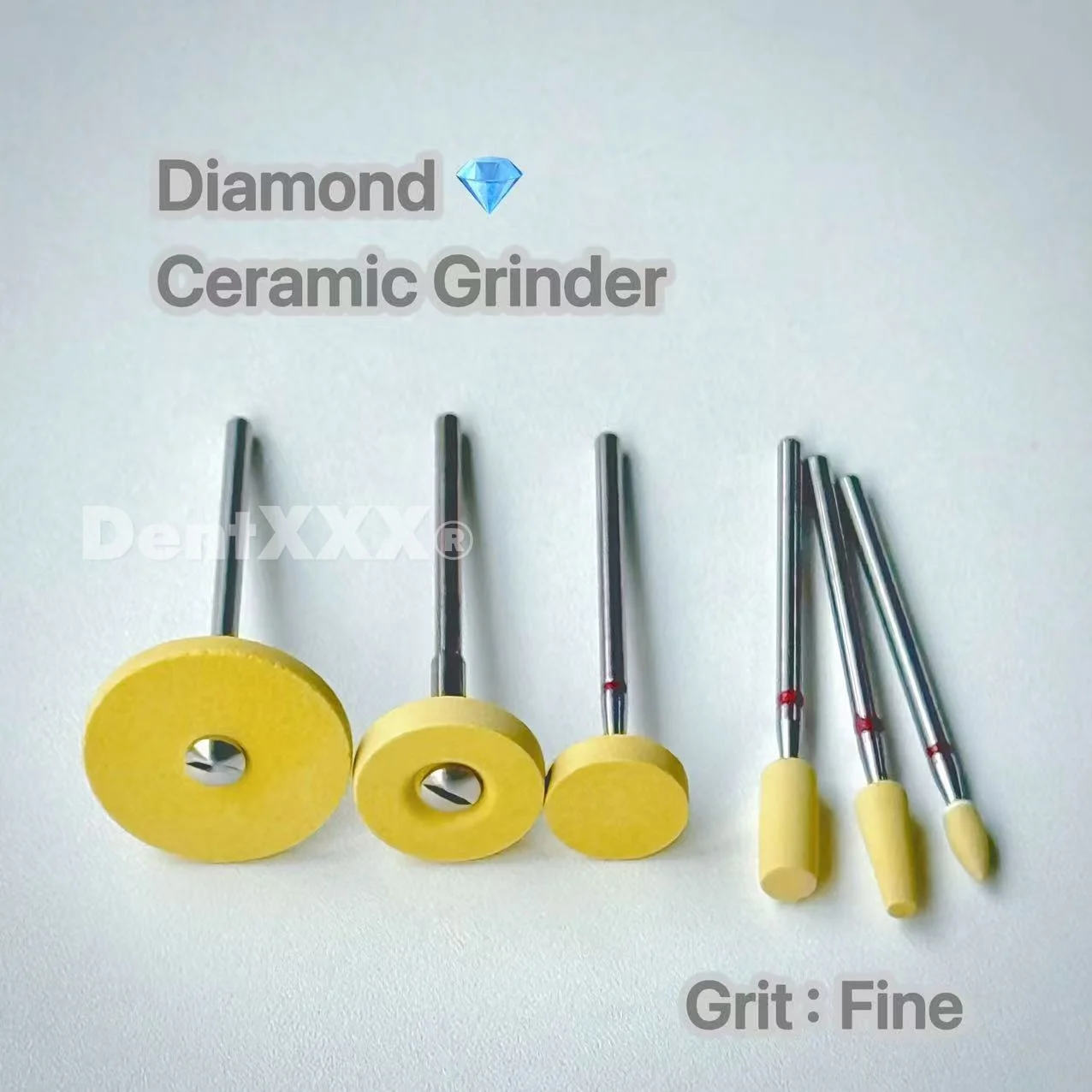 

7PCS Diamond Polishing Stone Grinder Heads 2.35mm FINE Grit Polishing Head for Finshing