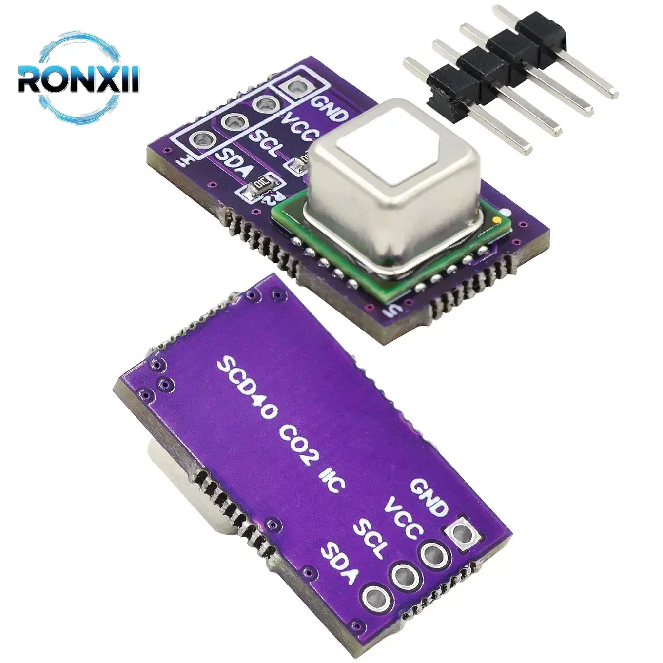 O módulo sensor de gás SCD40/SCD41 detecta temperatura e umidade do CO2 suporta comunicação I2C