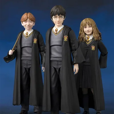 Hermione Ron Weasley Joint Movable Anime Magic School  Action Figure 15cm Pvc Doll Collection Figures Toys Christmas Xmas Gift