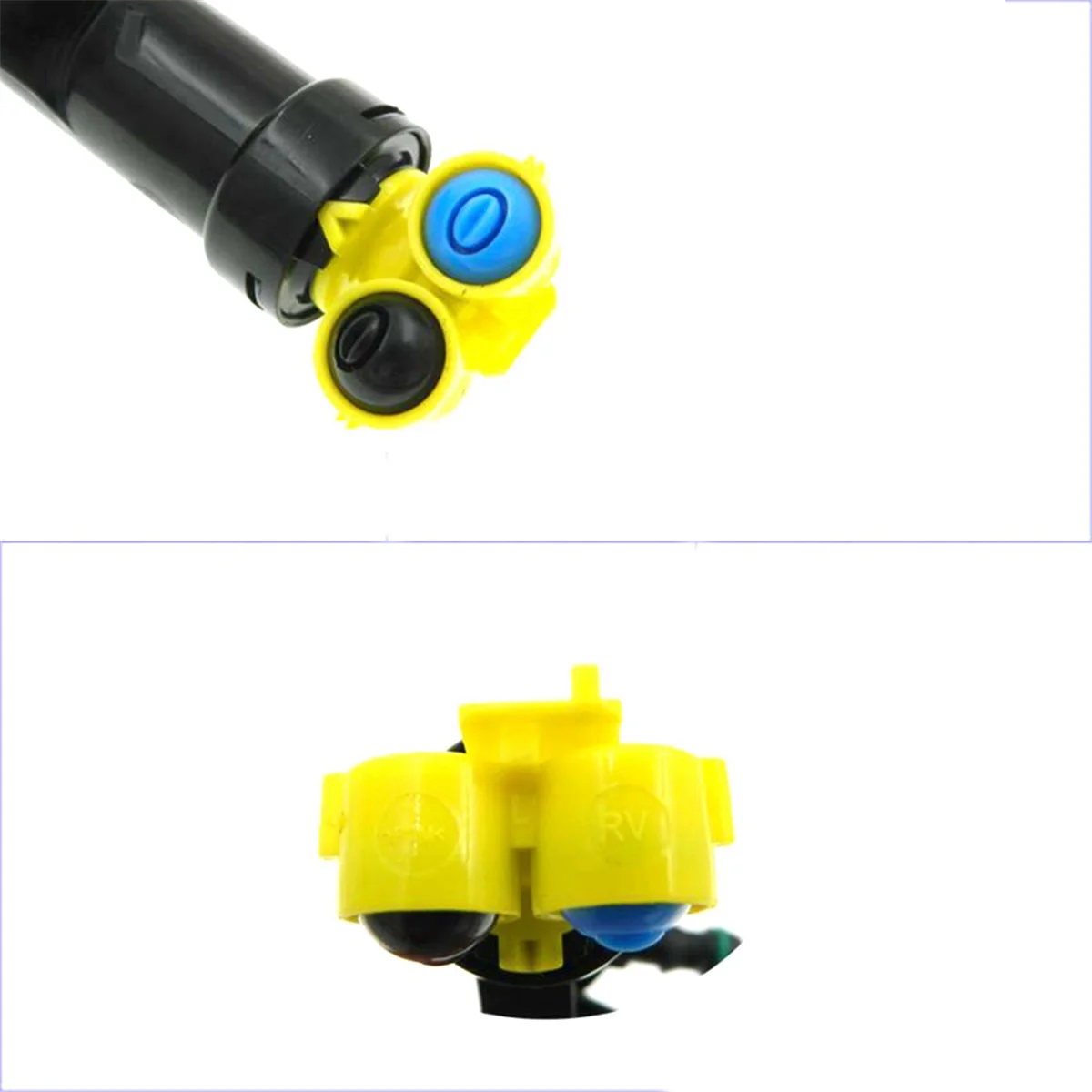 Bocal de pulverização da arruela do farol do carro, esquerdo e direito dianteiro, Hyundai Genesis G80 2015-2017, 98671-B1000 98672-B1000