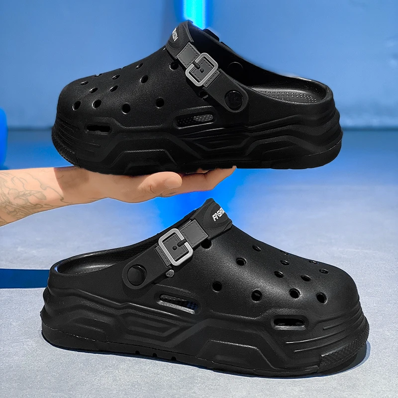 Sandals Summer 2025 New Men's and Women's Outdoor Non-Slip Toe-Toe Beach Shoes