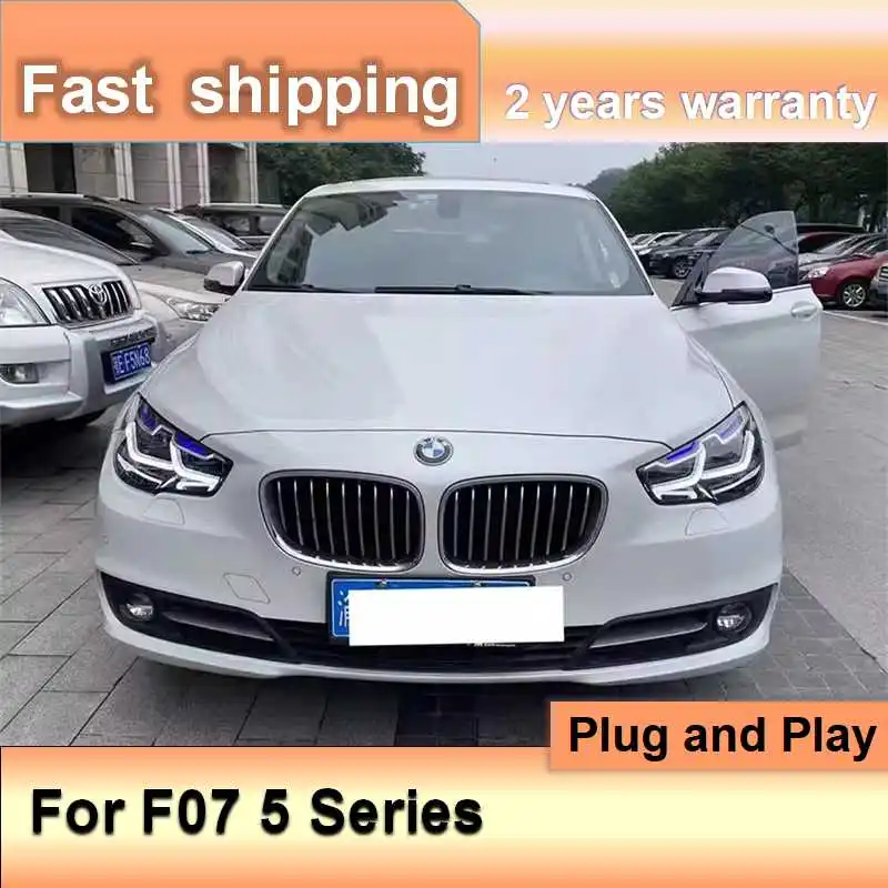 Car Accessories for BMW F07 Head Lamp 5 Series Head Light GT 5GT DRL Turn Signal High Beam Projector Lens