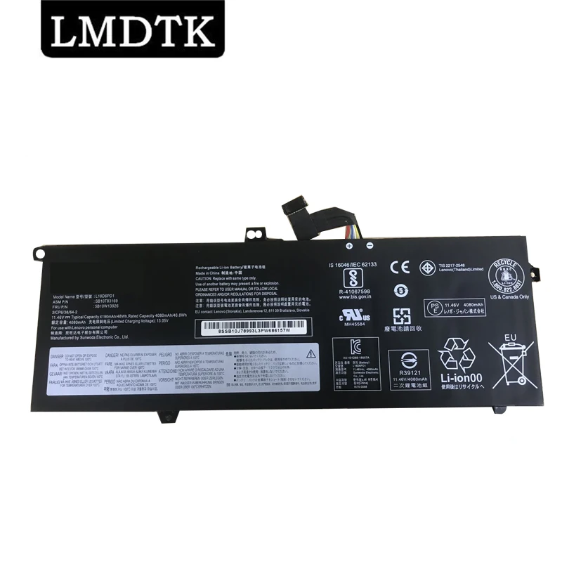 LMDTK New L18D6PD1 L18M6PD1 L18C6PD2 L18C6PD1 L18L6PD1 Laptop Battery For Lenovo Thinkpad X13 X390 X395