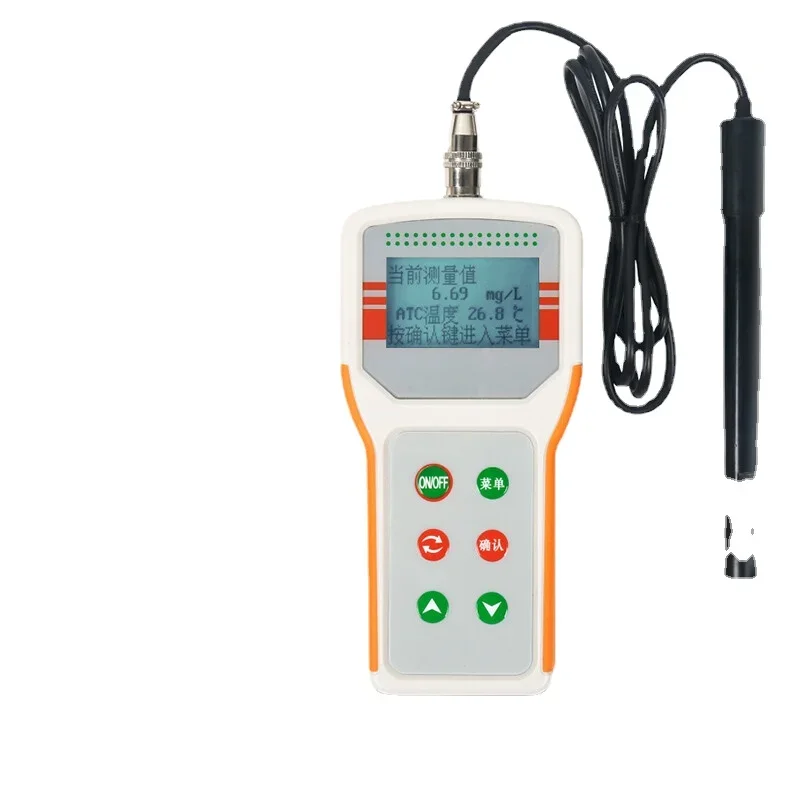 Portable Dissolved Oxygen Meter Dissolved Oxygen Analyzer Water Quality Oxygen Content Detector Breeding Laboratory