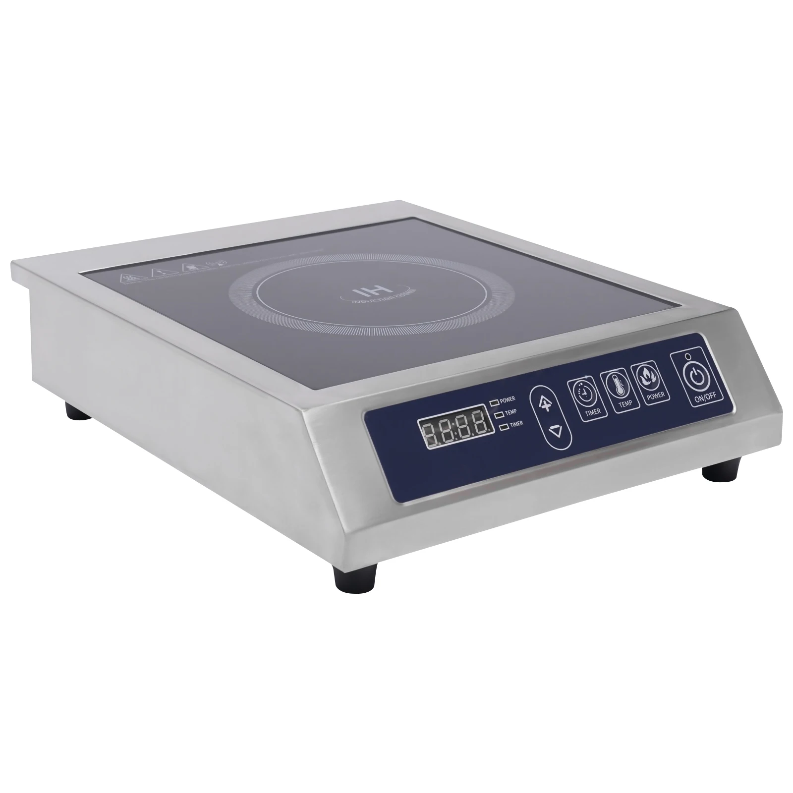 Sweetmile Induction cooking plate 3500 W with Touch Control and black crystal plate 220 V